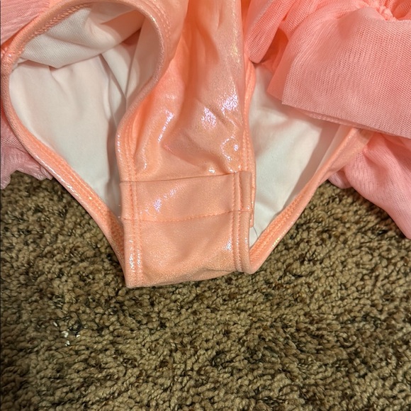 Pink Ruffled Swimsuit - Picture 3 of 5